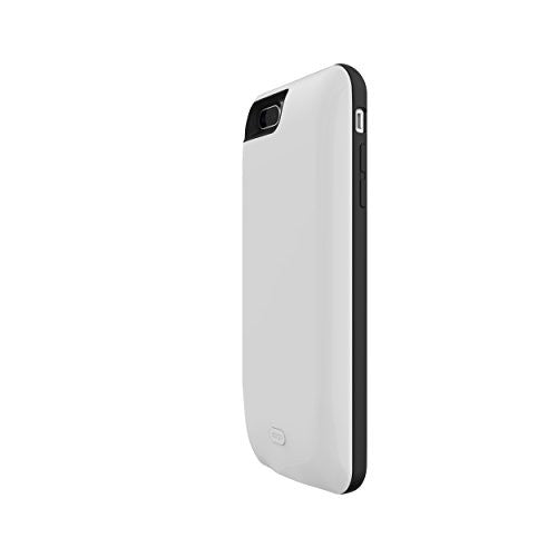 iPhone 7 Plus 7500 mAh CyberTech iPhone Slim Charging Case High Capacity External Battery Case for iPhone (Build-in Magnetic Works with Magnetic Car Phone Mount Holder) (iPhone 7P White)