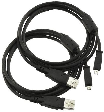 2 x Cybertech USB Charging Cables for Playstation DualShock 4 Controller