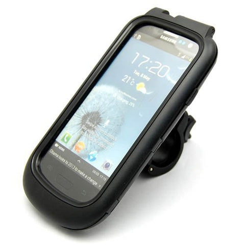 Heavy Duty Weather Proof Bike/Motorcycle Handlebar Mount for Galaxy S3 (i9300, i515, i747, L710)