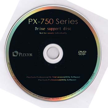 Installation Disc for Plextor PX-750A SA UF