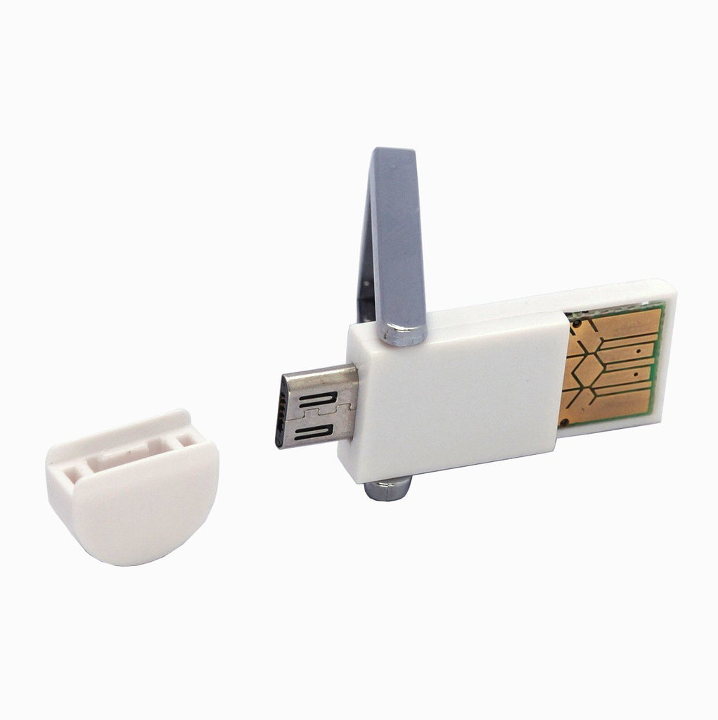 CyberTech OTG USB Flash Drive External Storage for Samsung S3, S4, Note 2, 3 (Sky Blue)