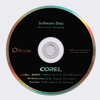Installation Disc for Plextor PX-B900A Blu-ray Disc Drive