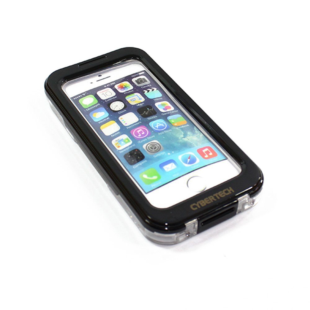 CyberTech 25ft Waterproof Shockproof Silicon Touch Case for iPhone 5/ 5C/ 5S (Black, Blue, Pink)