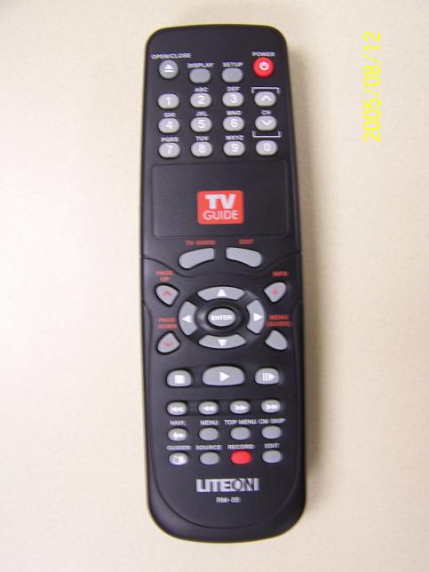 Liteon DVD recorder LVW-5007 Remote Control