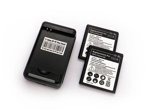 2 x 1800mAh Cybertech Batteries + Charger for Samsung Infuse i997