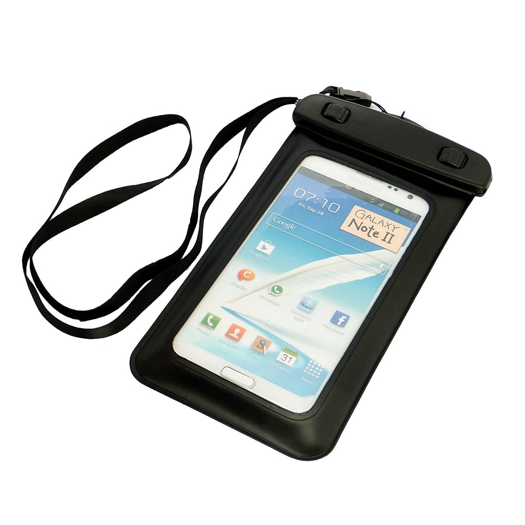 CyberTech 20 ft Waterproof Pouch for Samsung S2/ S3, Apple iPhone, and any other device with a 6.5" screen or smaller