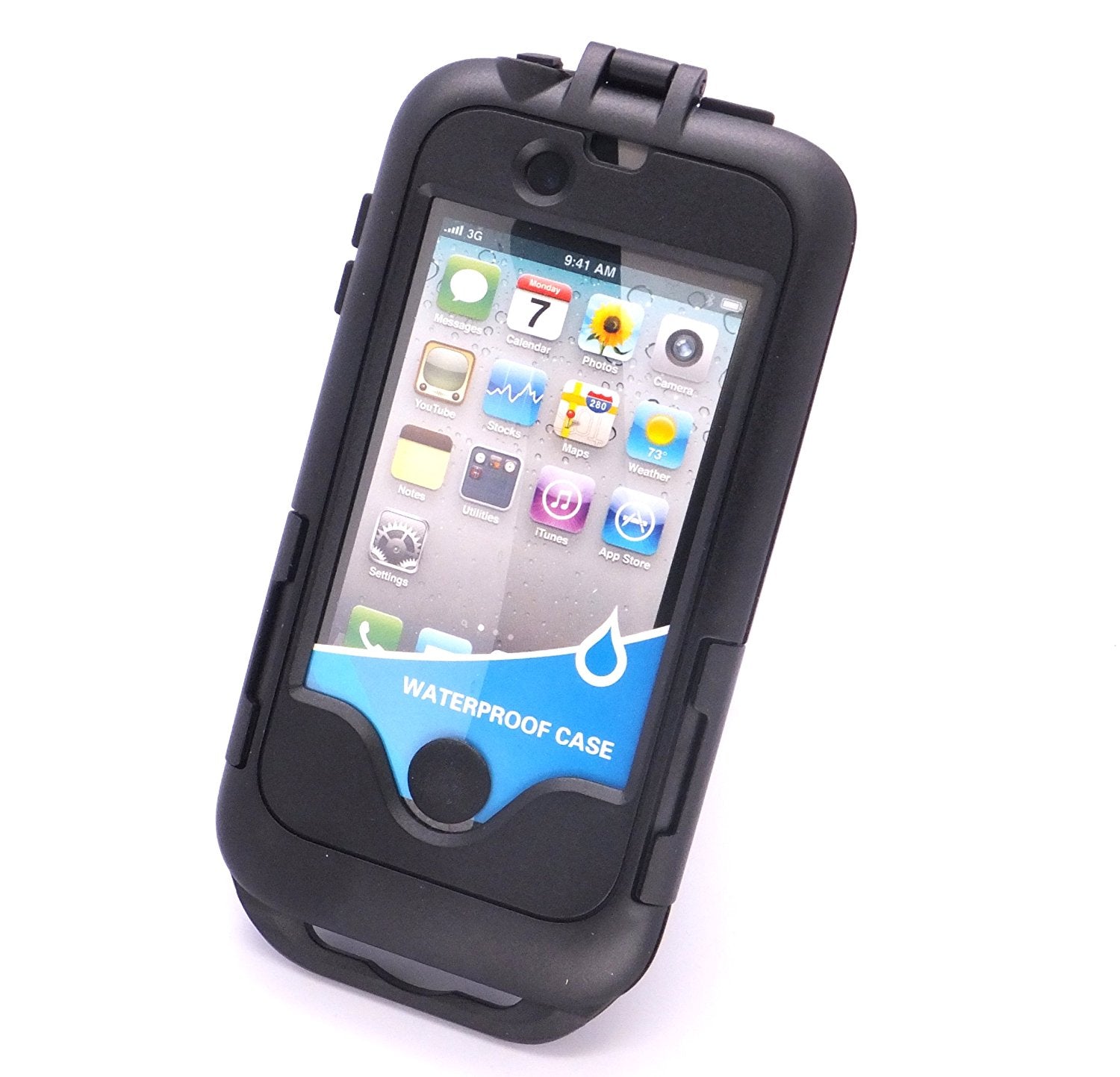 CyberTech Weather-proof Bike / Motorcycle Sport Mount Case for Apple iPhone 4/4S