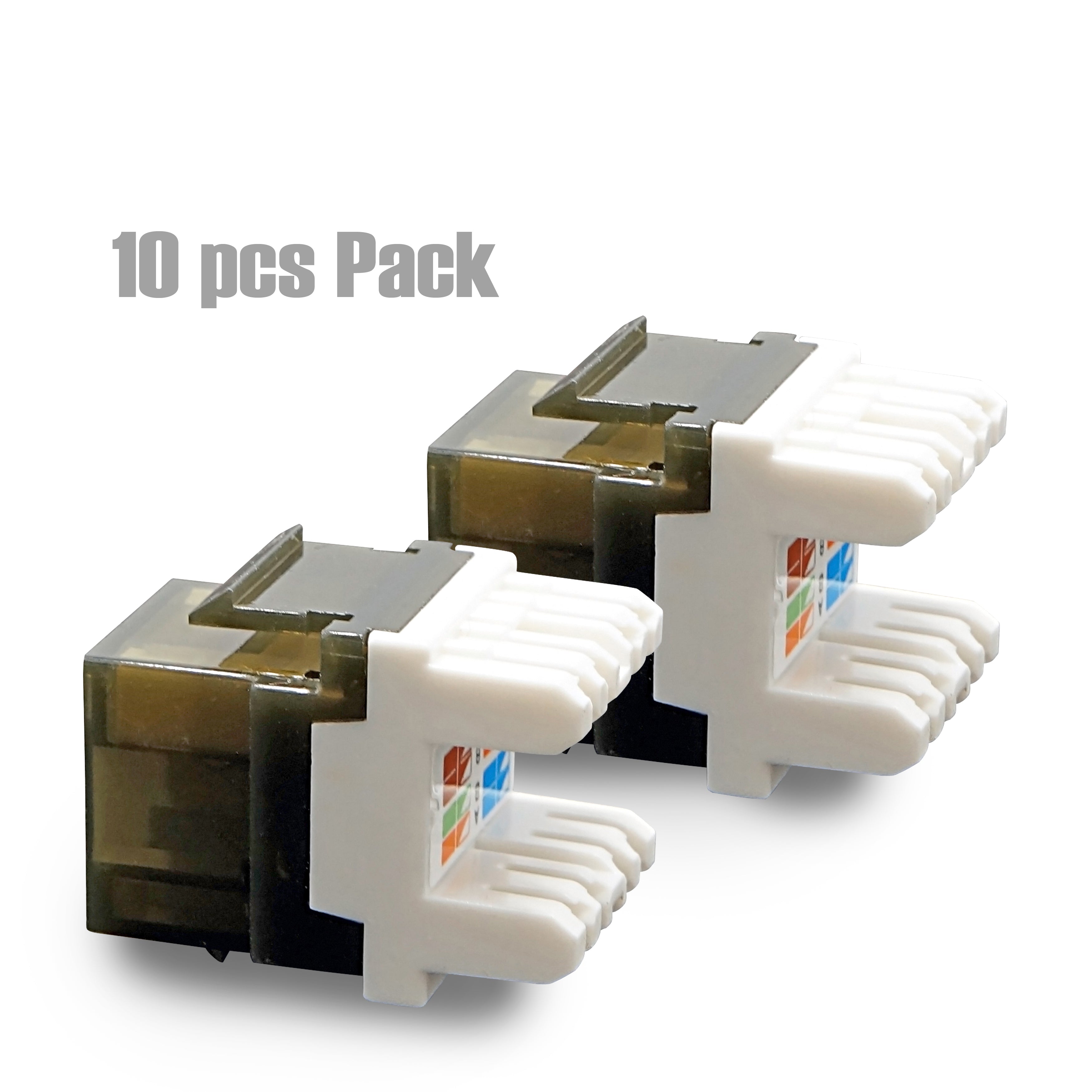 UTP Cat.6A/Cat.6/Cat.5e Gold Plated Keystone Modular Jack with LED
