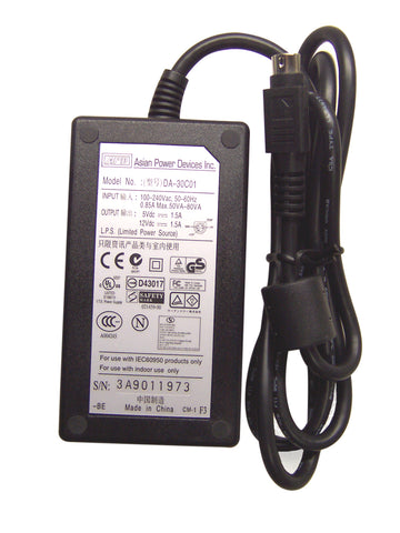 AC Power Adapter for External DVDRW Drive - Liteon, hp, Philips and Nexxtech